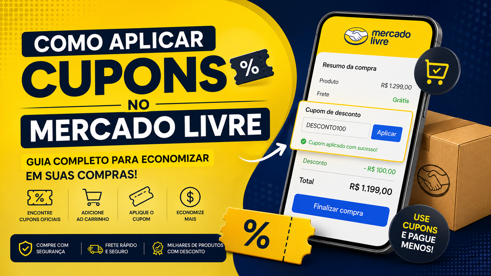 Como Aplicar Cupons no Mercado Livre